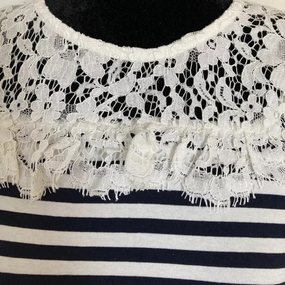Tommy Hilfiger Ocean Drive Stripes and Lace Top - Picture 2 of 5